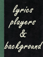 words and players